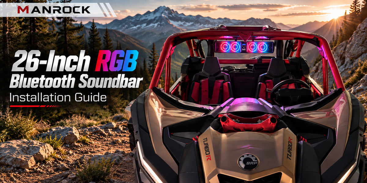 26-Inch UTV Soundbar Installation Guide