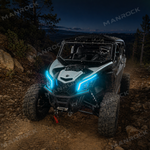RGB Fang Lights with APP+RF Remote Control LED Turn Signal Lights for Can-Am Maverick X3 / X3 Max