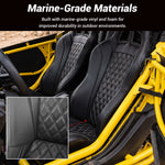 UTV Suspension Seats Heated Seats Replacement with Mounting Brackets 2PCS for Can-Am Maverick X3