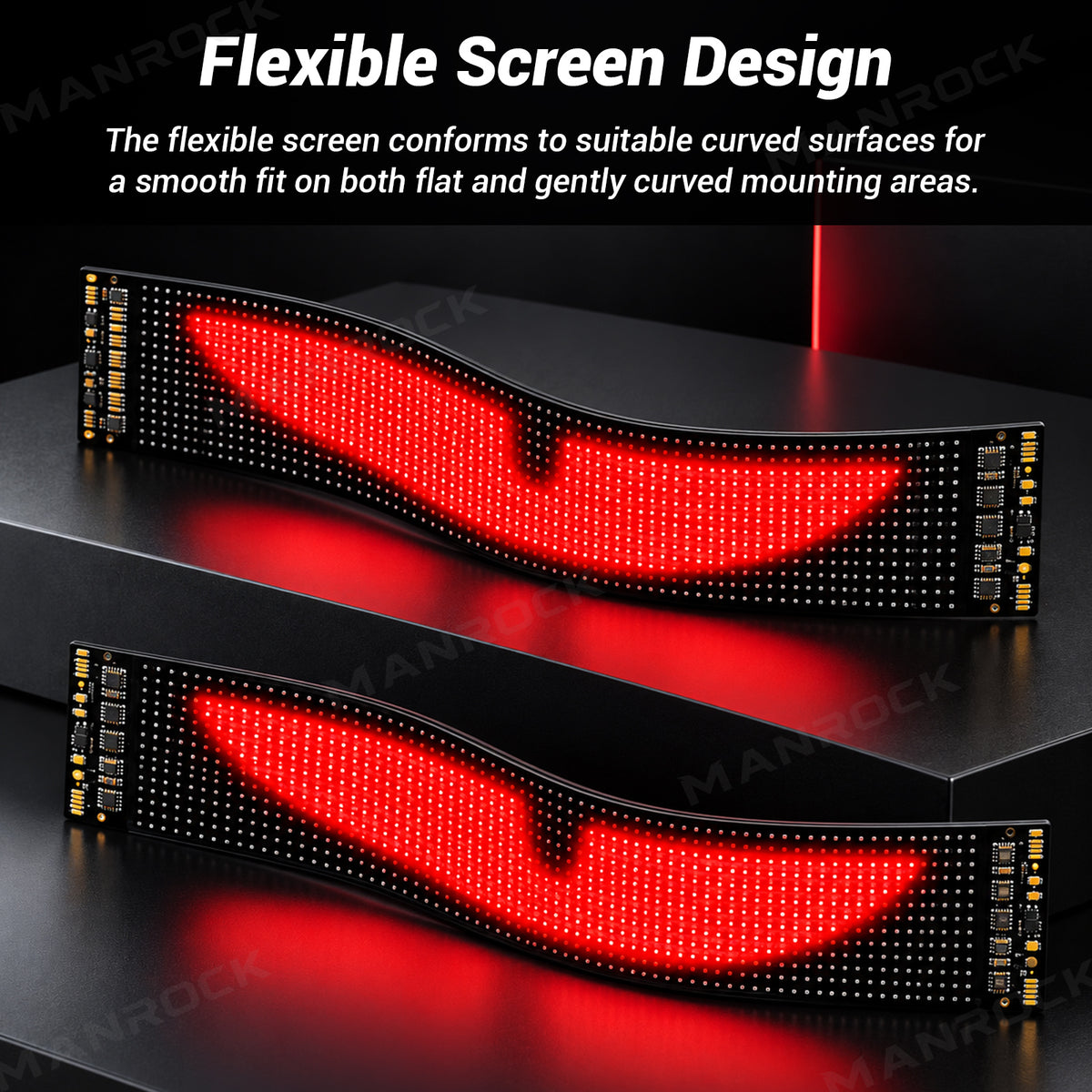 UTV Devil Eyes LED Lights Flexible Bluetooth Display for Windshield Universal UTV Polaris / Can-Am / Honda / Kawasaki / CFMOTO