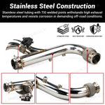 3 Inch Electric Exhaust Cutout Mid Pipe Stainless Steel Electronic Dump Valve  for Can-Am Maverick X3 / X3 MAX