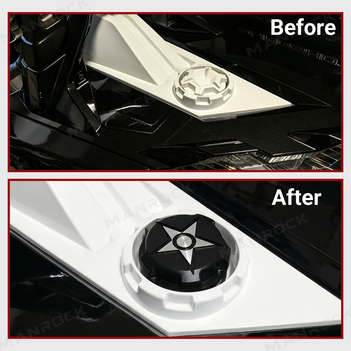Gas Cap Aluminum Fuel Tank Cap Cover for Polaris Slingshot