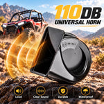 UTV Turn Signal Kit with 110dB Horn, 12V Amber LED Triangle Lights & Column Switch Universal UTV Polaris / Can-Am / Honda / Kawasaki / CFMOTO