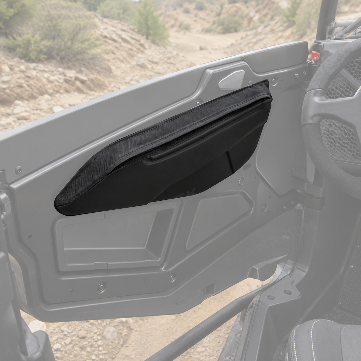 UTV Door Bags Side Door Storage Bags Set with 2PCS Mini Pouches for Polaris RZR