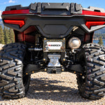 Christmas License Plate Frame, 7"x 4" Metal Motorcycle Tag Frame Universal UTV ATV Polaris / Can-Am / Honda / Kawasaki / CFMOTO