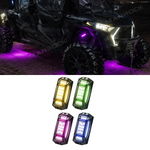 UTV ATV LED Rock Lights RGB Underglow Lights Wheel Well Lights Universal Fit for Polaris / Can-Am / Honda / Kawasaki / CFMOTO