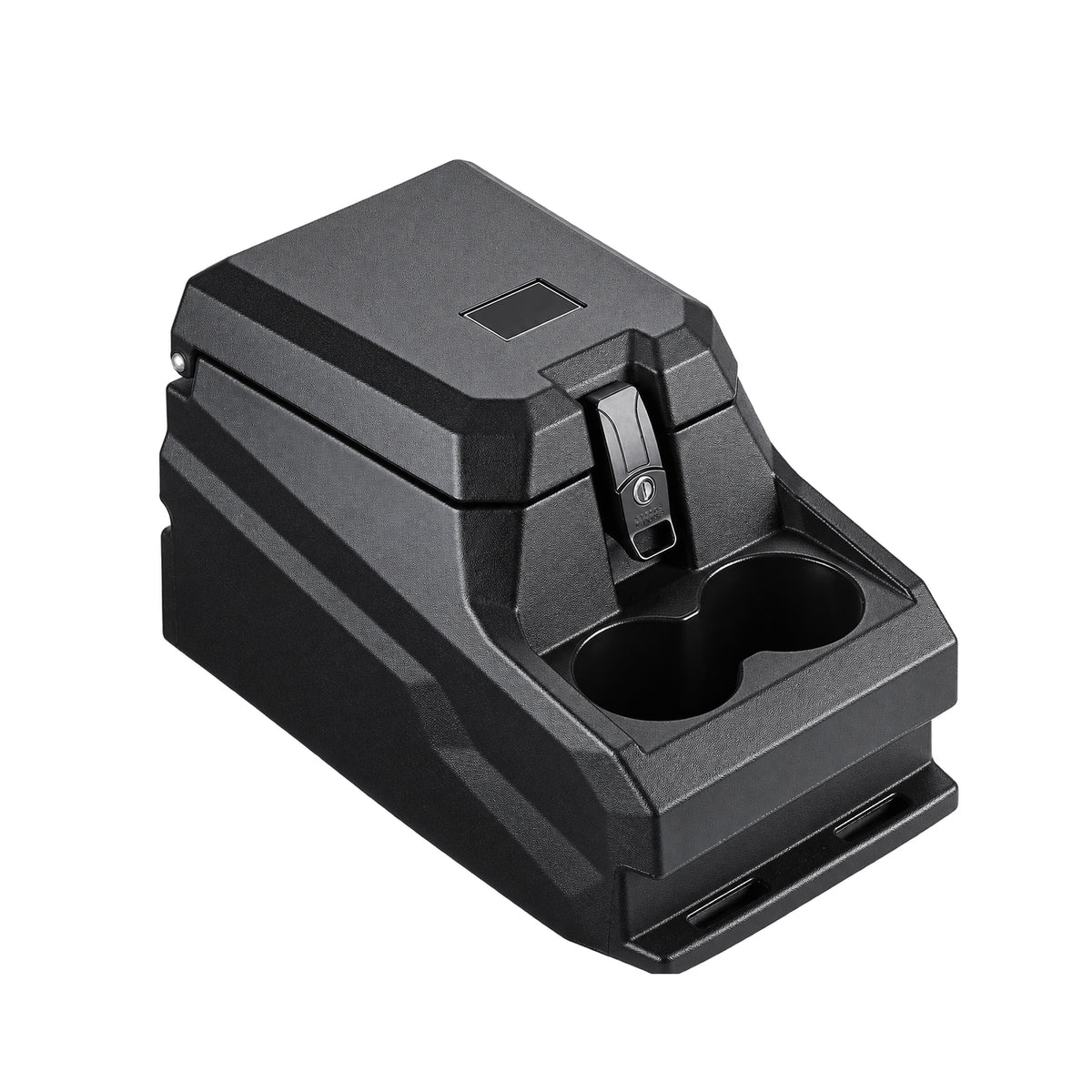 UTV Bench Seat Center Console Storage Box with Cup Holder Armrest for Polaris Ranger