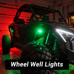 UTV ATV LED Rock Lights RGB Underglow Lights Wheel Well Lights Universal Fit for Polaris / Can-Am / Honda / Kawasaki / CFMOTO