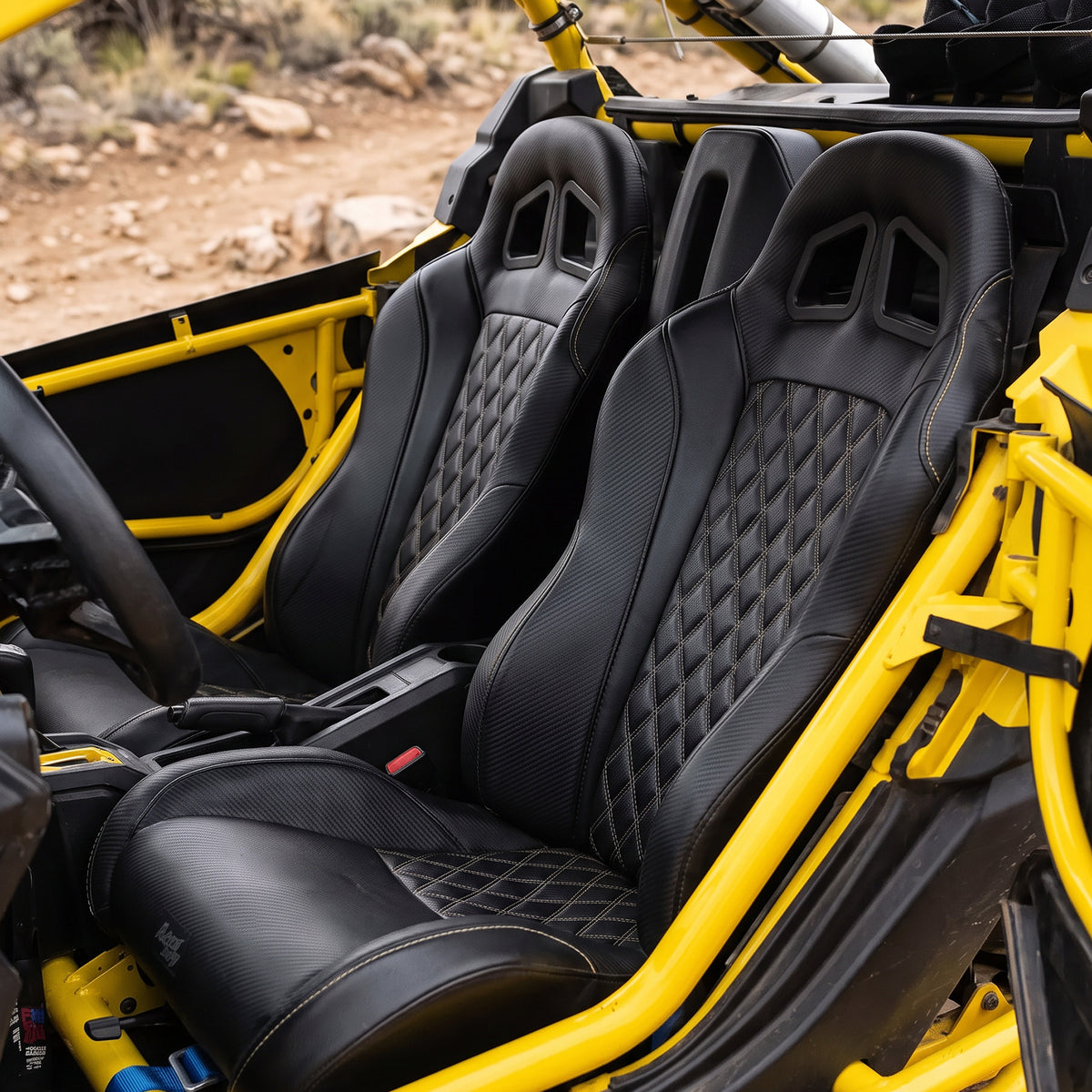 UTV Suspension Seats Heated Seats Replacement with Mounting Brackets 2PCS for Can-Am Maverick X3