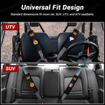 UTV Seat Belt Covers Seat Belt Shoulder Pad 2PCS Universal UTV ATV Polaris / Can-Am / Honda / Kawasaki / CFMOTO