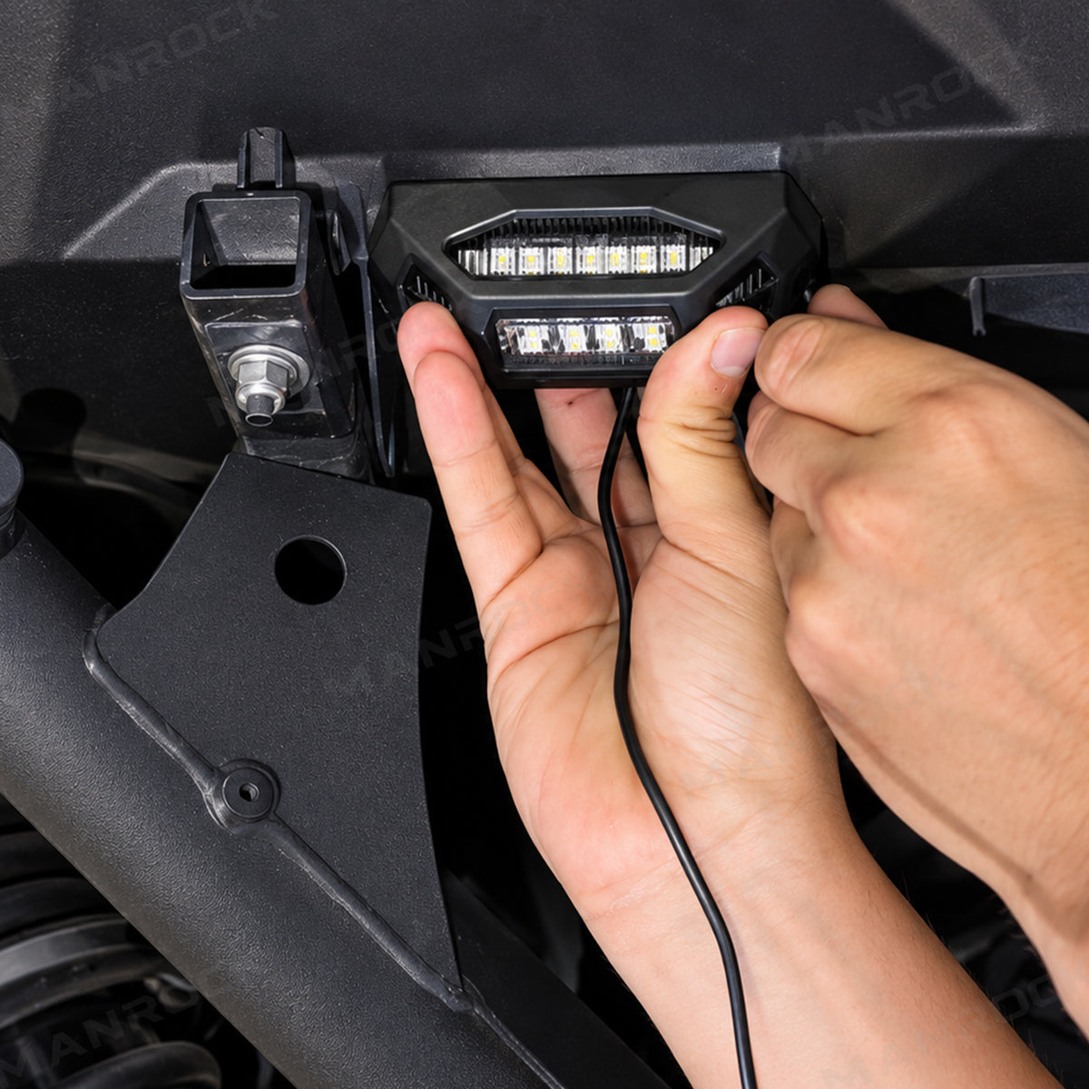 UTV ATV LED Rock Lights RGB Underglow Lights Wheel Well Lights Universal Fit for Polaris / Can-Am / Honda / Kawasaki / CFMOTO