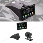 Manrock 10" CarPlay Stereo Kit with AHD Backup Camera and Dash Mount with Storage Box for Can-Am Maverick X3 / X3 MAX