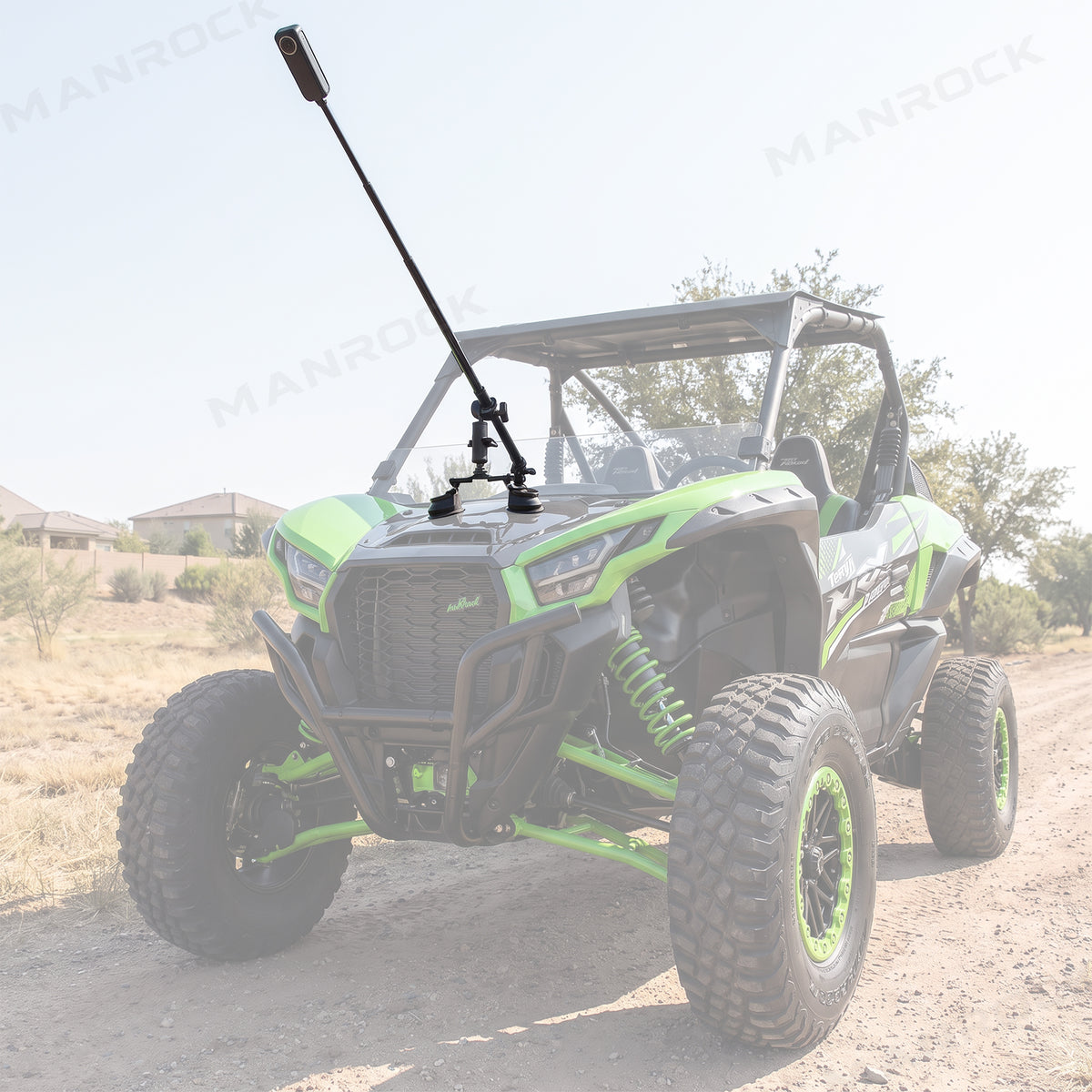 Triple Suction Cup Car Mount Kit Camera Rig with Telescoping Pole Universal UTV Polaris / Can-Am / Honda / Kawasaki / CFMOTO