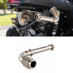 2.5" Cat Delete Pipe Stainless Steel Mid Race Pipe for Can-Am Maverick X3 / X3 Max
