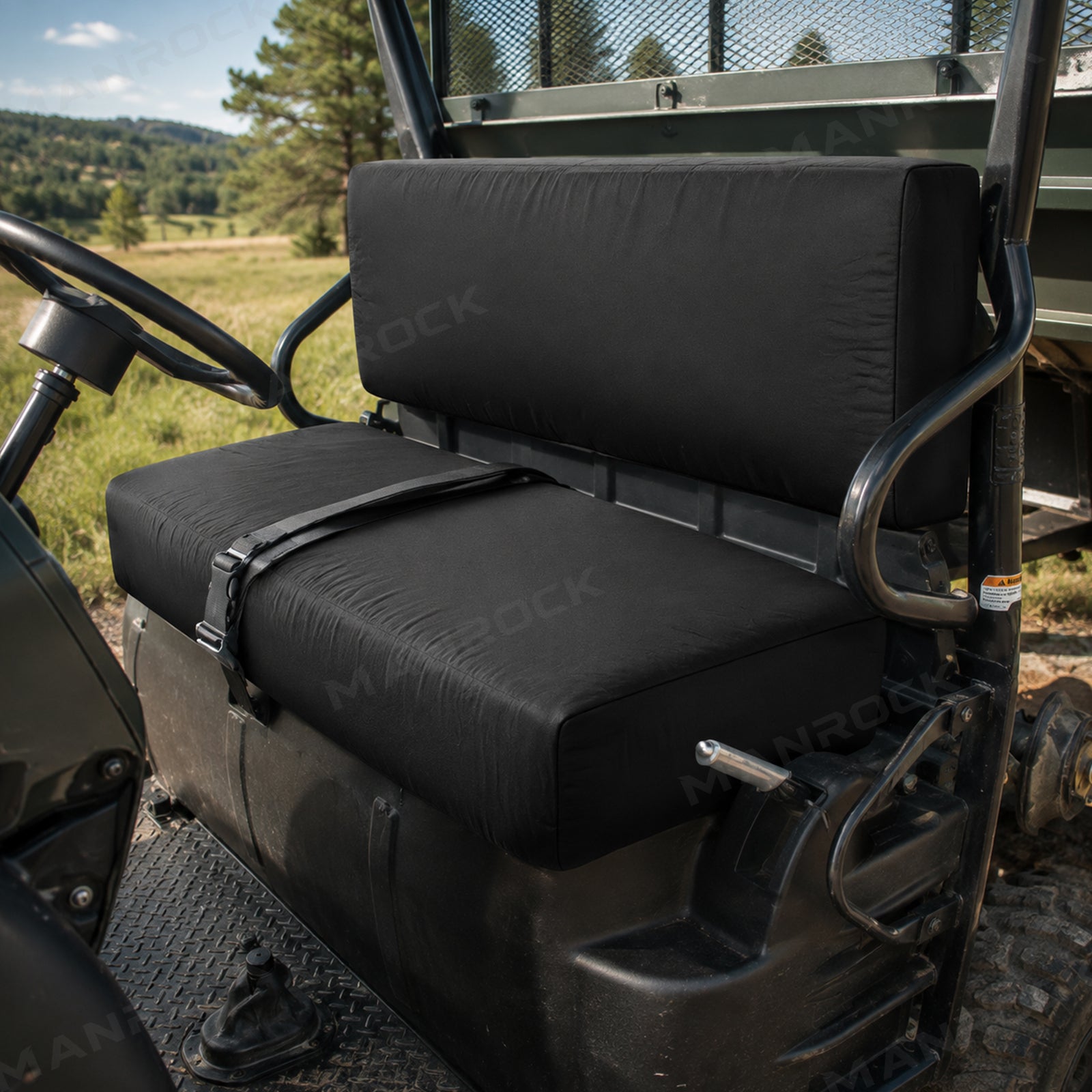 Manrock UTV Front Seat Covers 900D Camo Waterproof Seat Protector for Kawasaki Mule