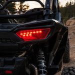 UTV LED Tail Lights Assembly Smoked Rear Lamps Replacement 2PCS for Polaris RZR / Sportsman