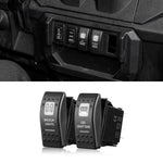 UTV ATV 5 Pin Rocker Switch LED Light Bar & Backup Lights Rocker Switches Universal for Polaris / Can-Am / Honda / Kawasaki / CFMOTO