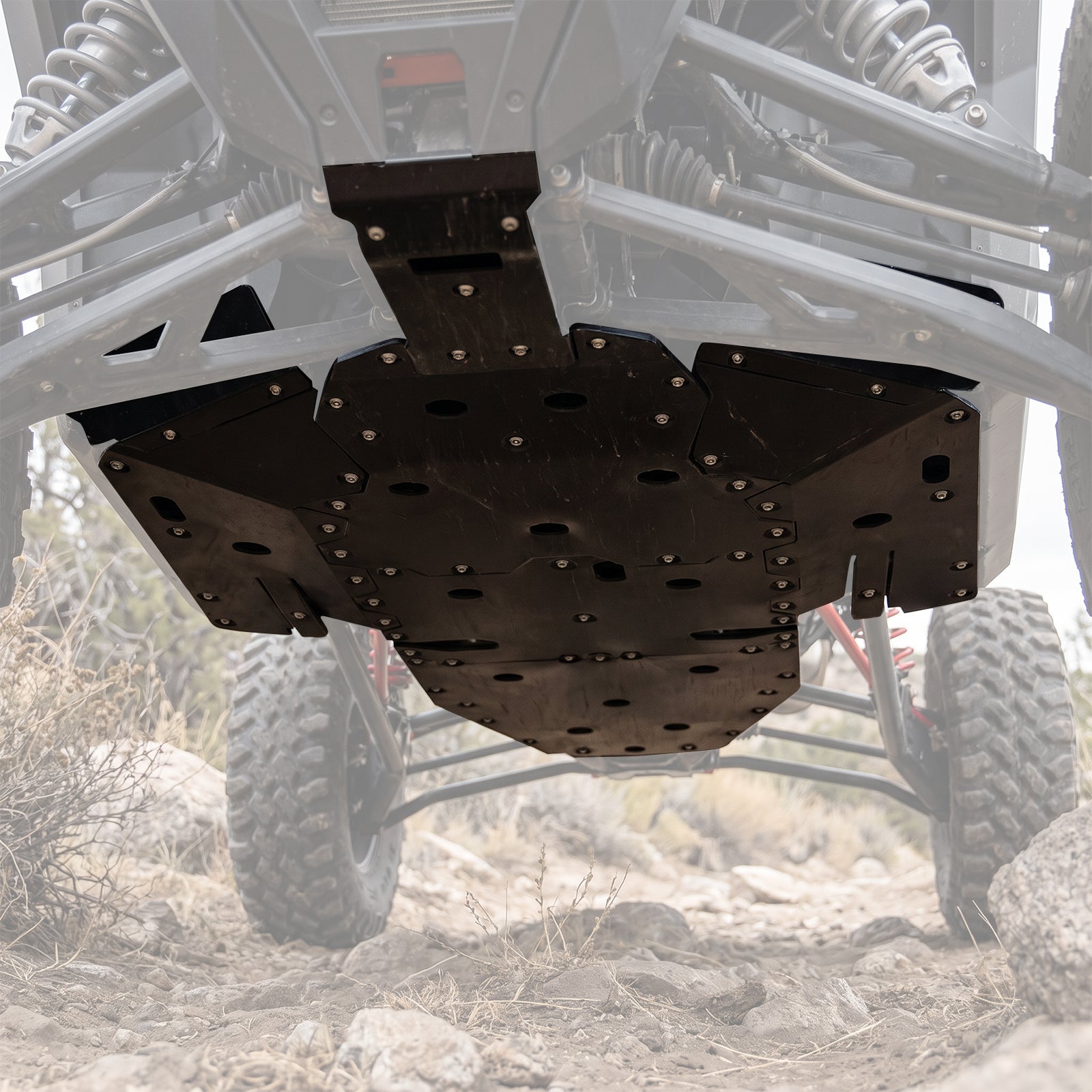 UTV Skid Plates Full Belly Pan Undercarriage Protection for Polaris RZR