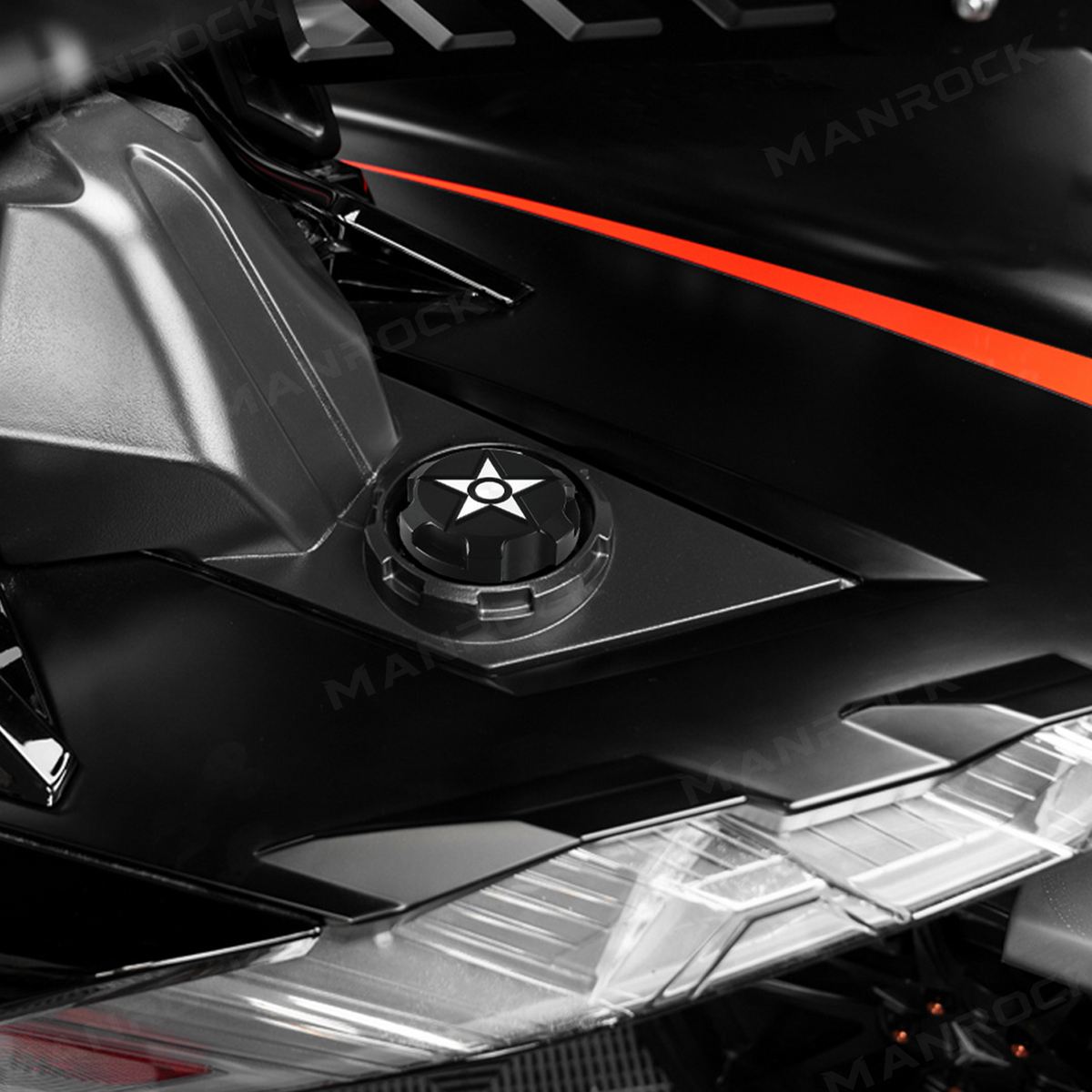 Gas Cap Aluminum Fuel Tank Cap Cover for Polaris Slingshot