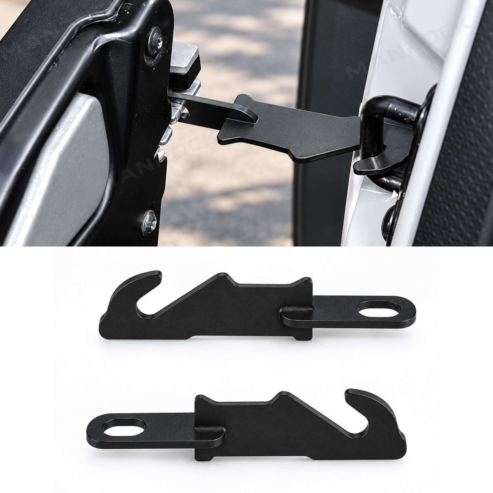 3.5" Door Latch Extension Door Latches Extender 2PCS for Polaris RZR