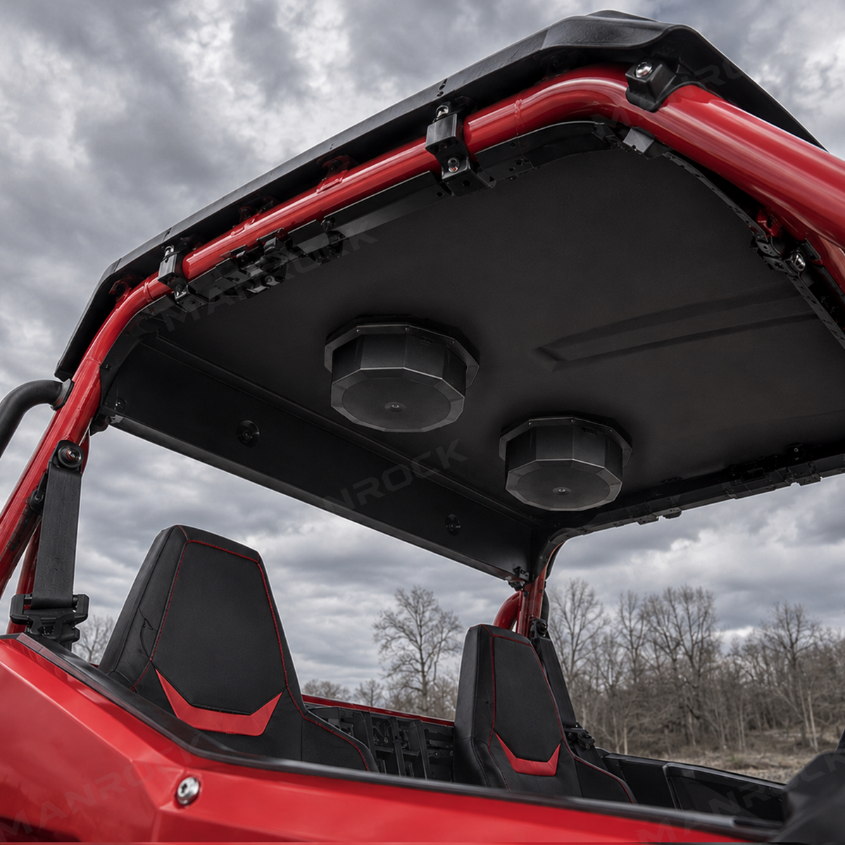 UTV Speaker Pods 6.5" Speaker Enclosure Universal Fit for Polaris / Can-Am / Honda / Kawasaki