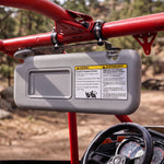 UTV Oversized Sun Visor 2.0 with Vanity Mirror, Driver & Passenger Side Sun Shade, Universal UTV Polaris / Can-Am / Honda / Kawasaki / CFMOTO