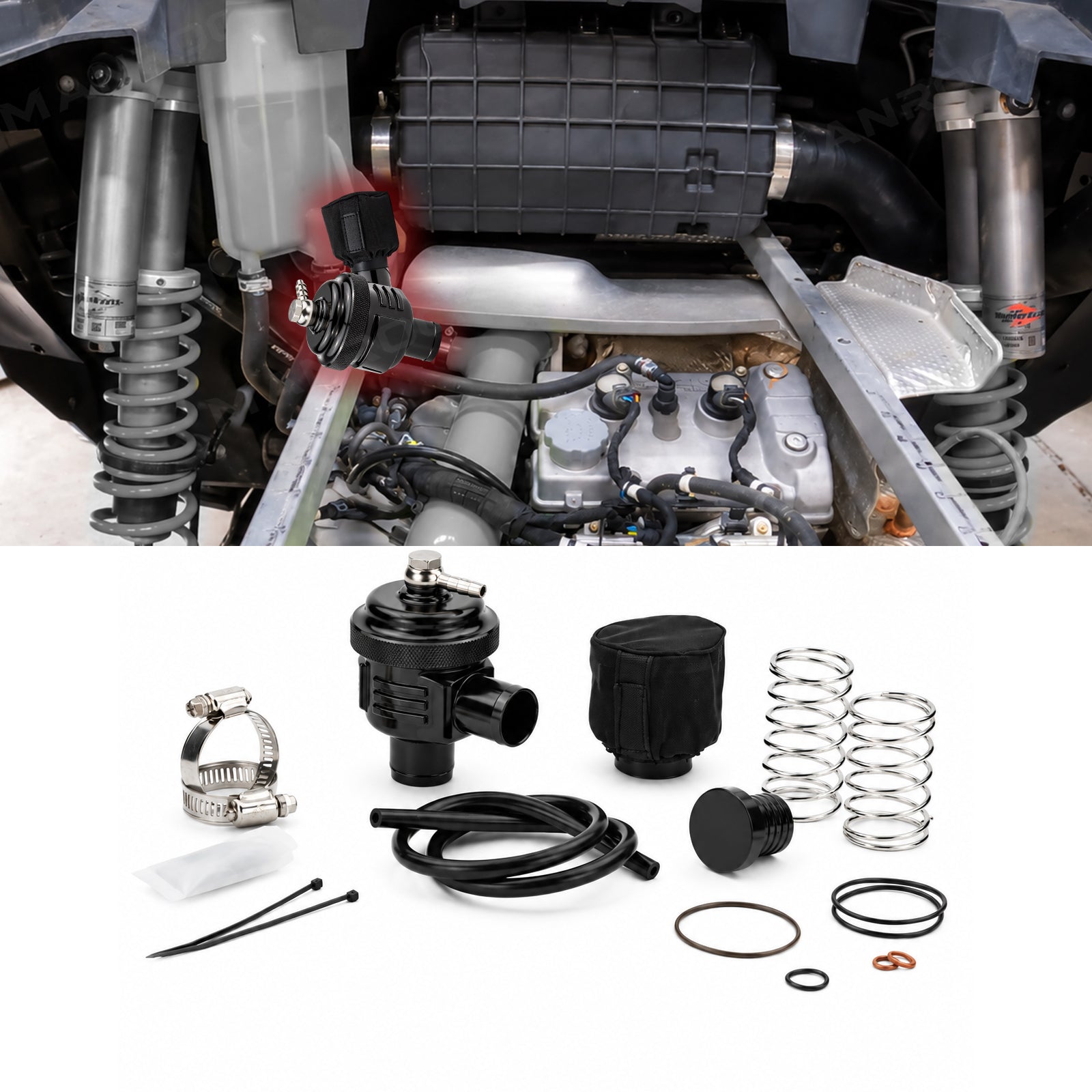 Blow Off Valves Aluminum Turbo BOV Kit for Polaris RZR