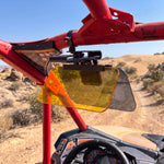 UTV Extended Dual-Lens Sun Visor, Anti-Glare Sun Shade for Can-Am Maverick X3 / X3 Max