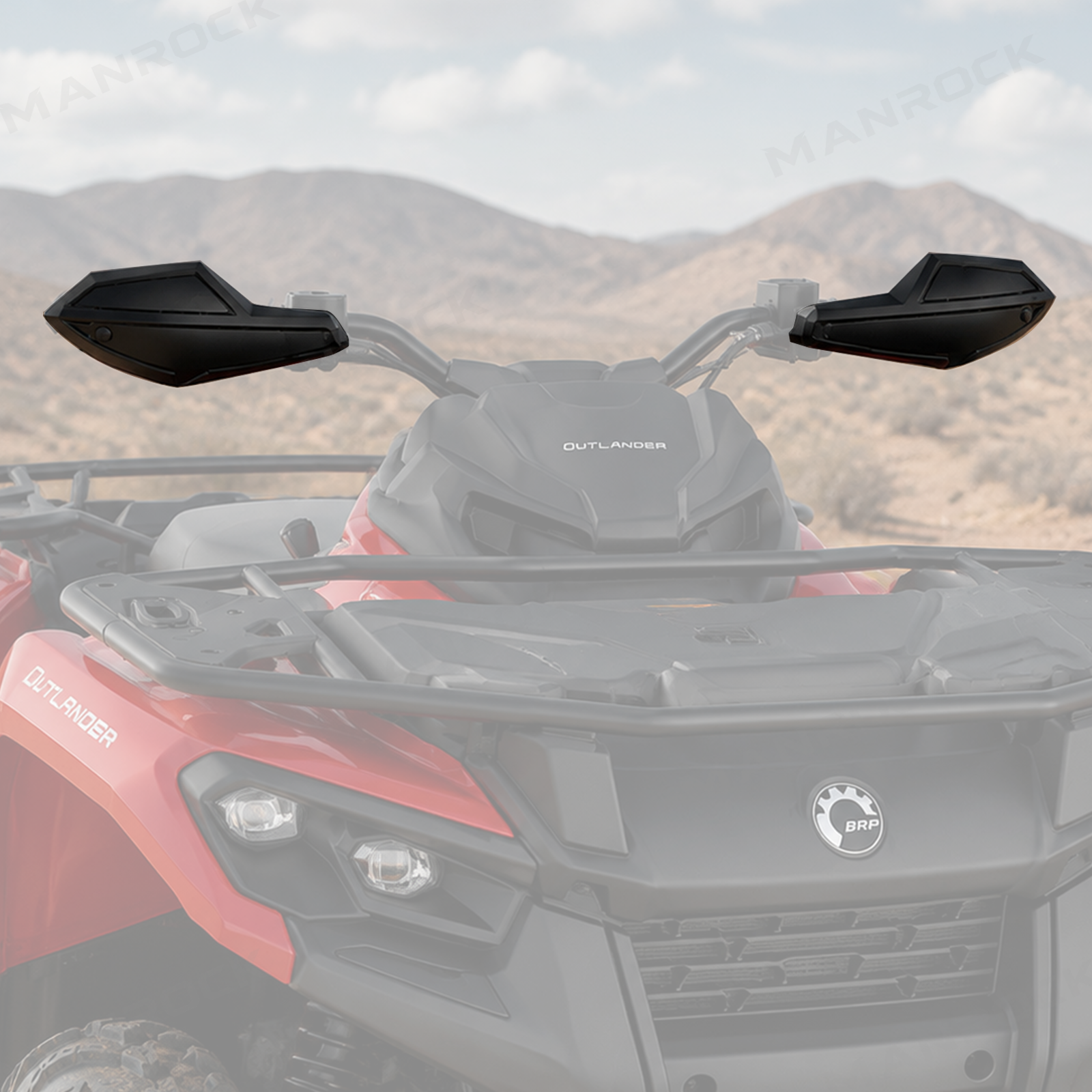 ATV Handguards Wind Deflector Hand Guards Protectors for Can-Am Outlander / Renegade