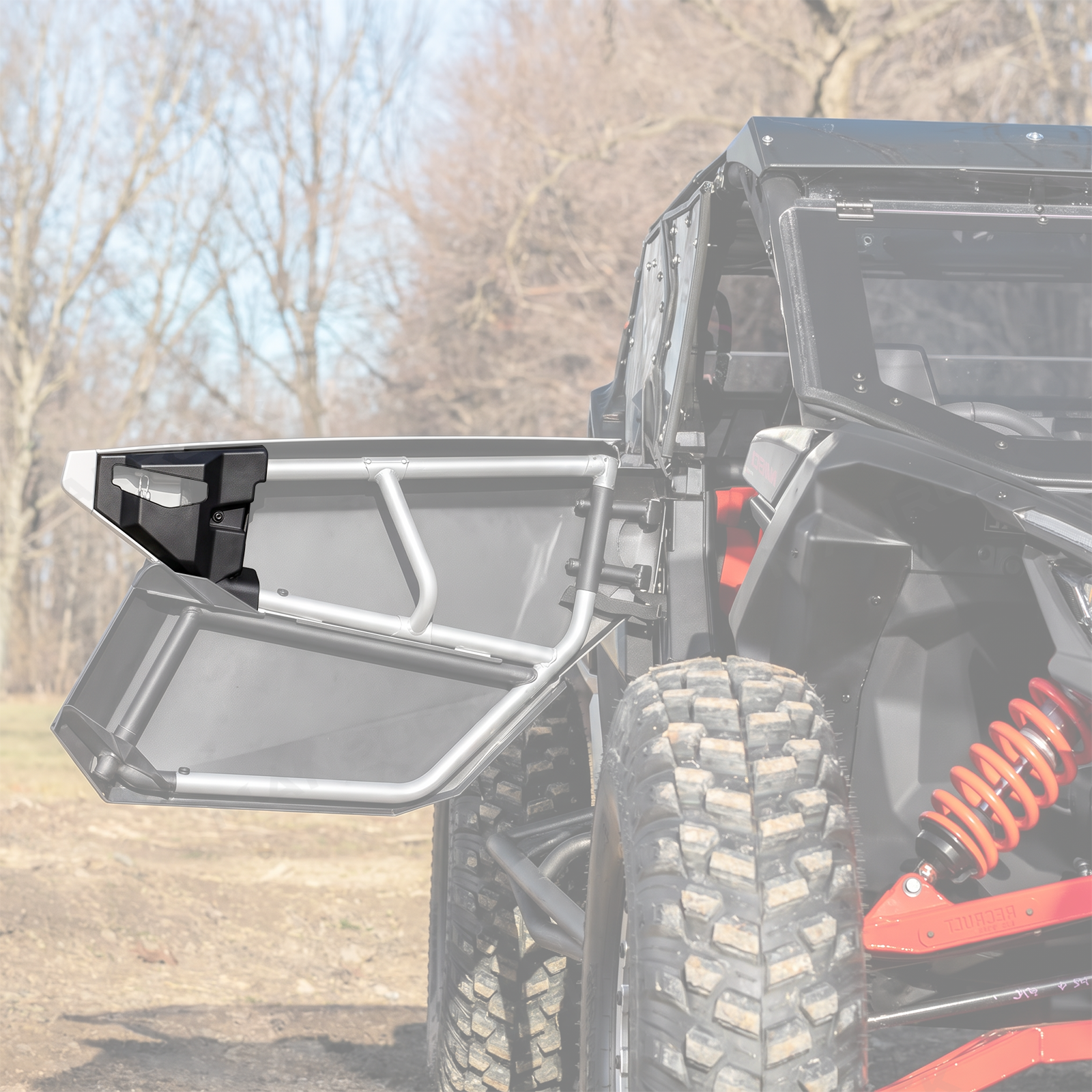 UTV Front Door Latch Cover ABS Door Lock Cover Protector for Can-Am Maverick X3 Max