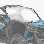UTV Front Full Windshield Clear Acrylic Wind Deflector for Can-Am Maverick X3 / X3 Max