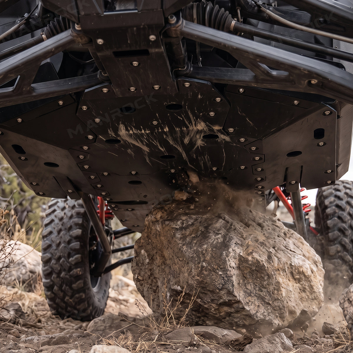 UTV Skid Plates Full Belly Pan Undercarriage Protection for Polaris RZR