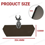 UTV Sun Visor Foldable Anti-Glare Sun Shade Universal Fit for 1.5"-2" Roll Bars