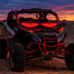 UTV Devil Eyes LED Lights Flexible Bluetooth Display for Windshield Universal UTV Polaris / Can-Am / Honda / Kawasaki / CFMOTO