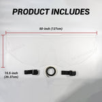 UTV Front Half Windshield Clear Polycarbonate for Can-Am Maverick X3 / X3 Max