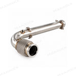 2.5" Cat Delete Pipe Stainless Steel Mid Race Pipe for Can-Am Maverick X3 / X3 Max