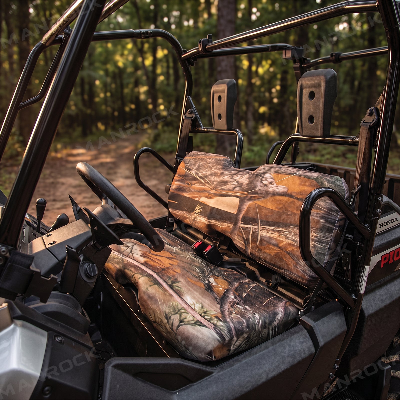 UTV Front Seat Covers Oxford Water-Resistant Seat Protector for Honda Pioneer