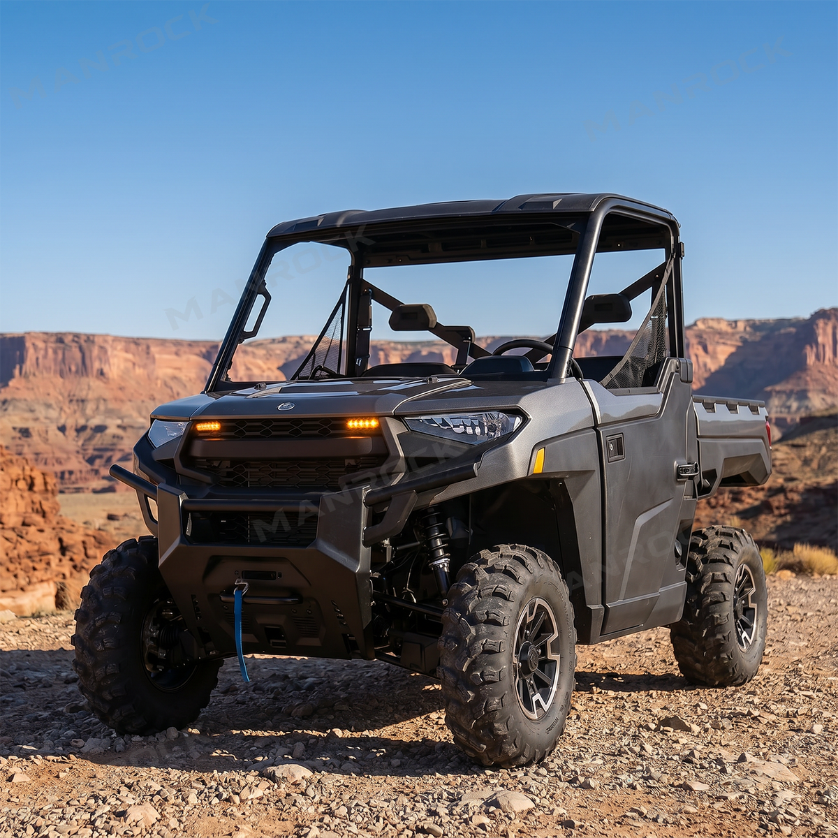 UTV ATV Turn Signal Kit with 110dB Horn Blinker Kit Most UTVs Polaris / Can-Am / Honda / Kawasaki / CFMOTO