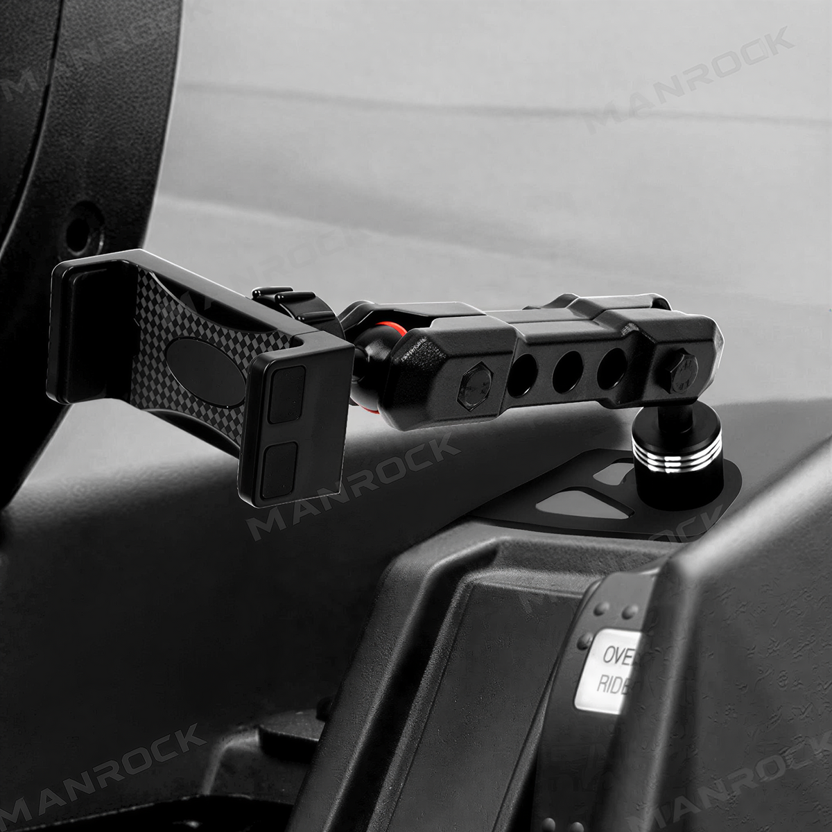UTV Phone Mount 360° Adjustable Metal Phone Holder Fit for Can-Am Maverick X3 / X3 Max