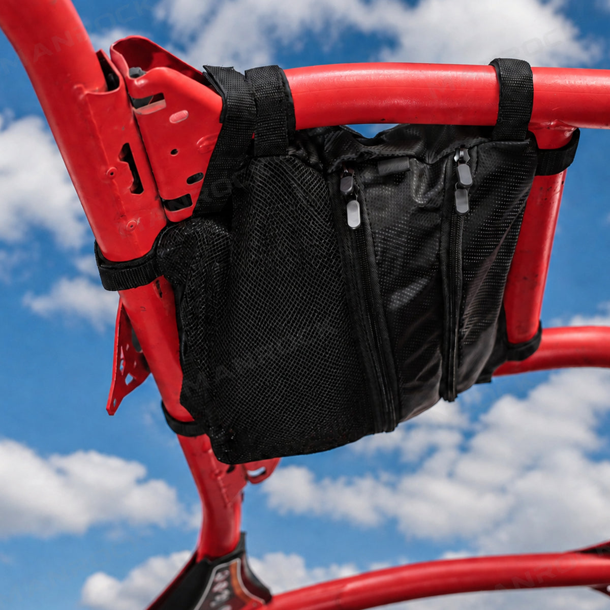 UTV Overhead Storage Bag Black Roof Cargo Bag for Polaris RZR 800 / 900