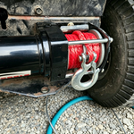 Synthetic Winch Rope Line Cable 1/4" × 50 Ft Universal Fit for UTV / ATV