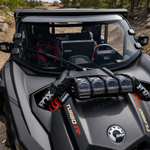 UTV Front Full Windshield Clear Acrylic Wind Deflector for Can-Am Maverick X3 / X3 Max