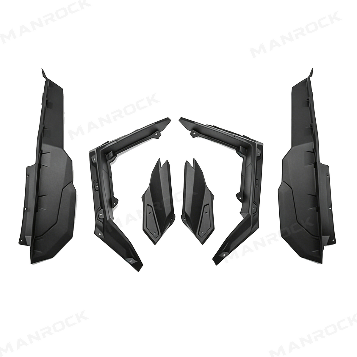UTV Wide Fender Flare Kits Mud Flaps for Can-Am Maverick X3 / X3 Max, Maverick 1000 / 1000 Max