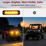 UTV ATV Turn Signal Kit with 110dB Horn Blinker Kit Most UTVs Polaris / Can-Am / Honda / Kawasaki / CFMOTO