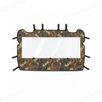 Soft Rear Windshield Clear PVC Roll-Up Rear Window Panel for Polaris RZR