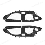 Soft Upper Doors PVC Cab Enclosure Side Windows with Zipper 2PCS for 4-Seat Polaris RZR