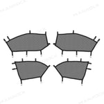 Window Nets PVC Mesh Upper Door Nets Sun Shade 4PCS for Can-Am Maverick X3 Max