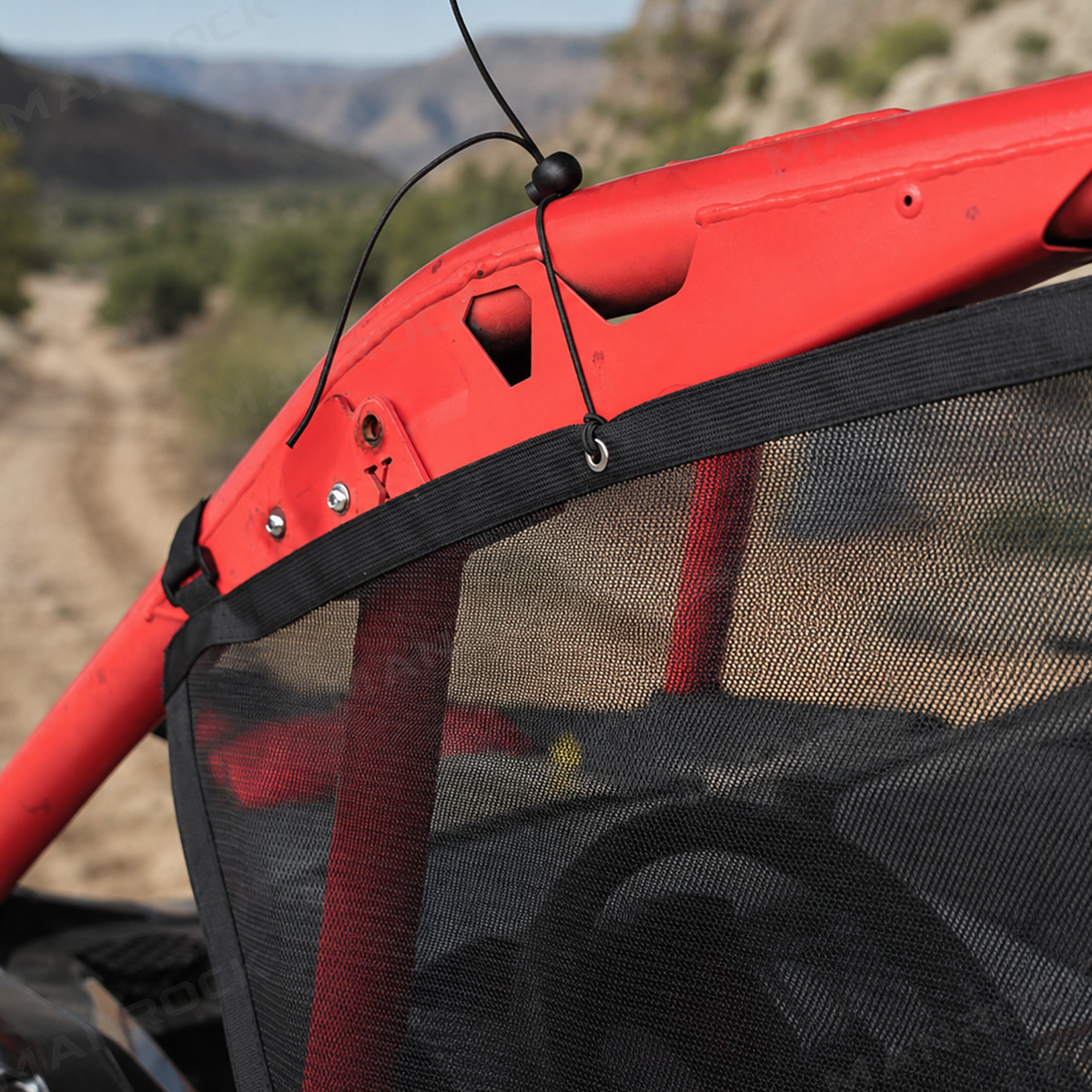 UTV Side Window Nets Mesh Upper Doors Sun Shade 2PCS for Can-Am Maverick X3 / X3 Max