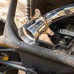 Muffler Delete Pipe Stainless Steel Race Exhaust Pipe with Slip-On Design for Can-Am Maverick X3 / X3 Max