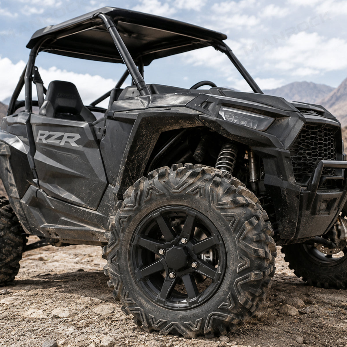 Wheel Center Caps Hub Cap Covers 4PCS for Polaris RZR